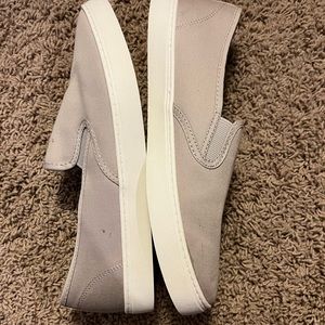 Old Navy tan flats slip on, size 9, worn once